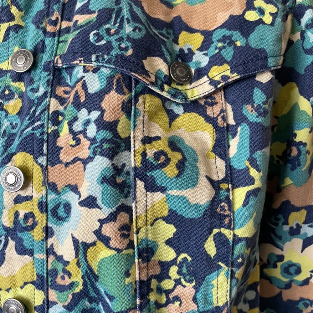 Floral jean jacket - Picture 4 of 4